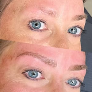 Eyeliner Tattoo result by Brows by Nat- Microblading + Brow Lamination in Scottsdale, AZ