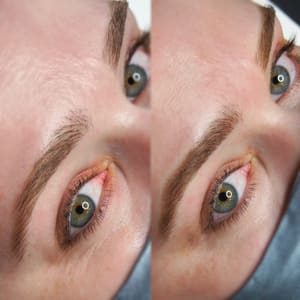 Eyeliner Tattoo result by Brows By Shelby in Sacramento, CA