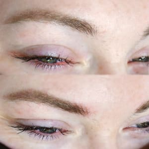 Eyeliner Tattoo result by Brows By Shelby in Sacramento, CA