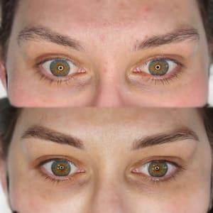 Eyeliner Tattoo result by Brows By Shelby in Sacramento, CA