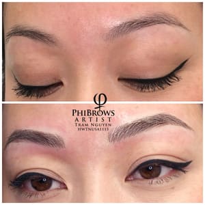 Eyeliner Tattoo result by Brows by TN in Pasadena, CA