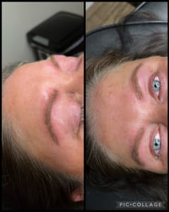 Eyeliner Tattoo result by Browssbyaly in Ellwood City, PA