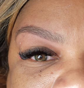 Eyeliner Tattoo result by BRWN SKYN Beauty Oasis in Riverside, CA