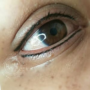 Eyeliner Tattoo result by Butterfly Kisses by Aj in Eagle, ID