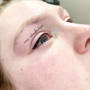 Eyeliner Tattoo result by C A S Permanent Cosmetics in Greensboro, NC