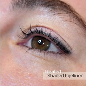 Eyeliner Tattoo result by Calluna Beauty Collective in Holladay, UT