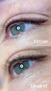 Eyeliner Tattoo result by Calluna Beauty Collective in Holladay, UT