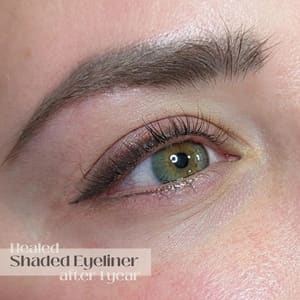 Eyeliner Tattoo result by Calluna Beauty Collective in Holladay, UT