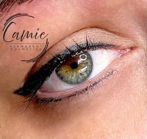 Eyeliner Tattoo result by Camie Permanent Cosmetics, LLC in Duncan, OK