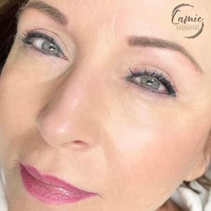 Eyeliner Tattoo result by Camie Permanent Cosmetics, LLC in Duncan, OK