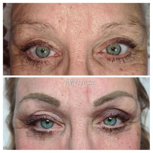 Eyeliner Tattoo result by Candy Luther, Medical Aesthetician in Greenville, SC