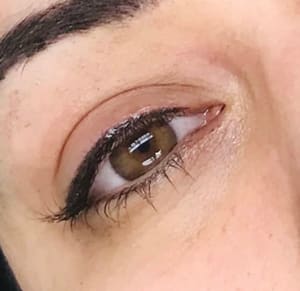 Eyeliner Tattoo result by Canvas Skincare Studio in Grants Pass, OR