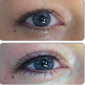 Eyeliner Tattoo result by Carol Yancy Permanent Makeup Studio in Franklin, TN