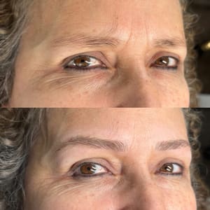 Eyeliner Tattoo result by CAROLINA CANTERA Permanent Makeup in Dover, NJ