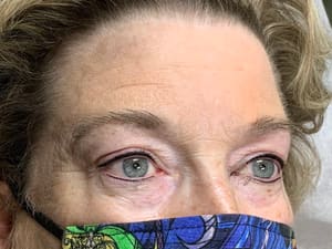Eyeliner Tattoo result by Caroline Permanent Makeup Microblading Emerald Isle in Emerald Isle, NC