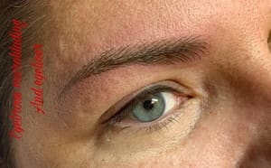 Eyeliner Tattoo result by Caroline Permanent Makeup Microblading Emerald Isle in Emerald Isle, NC