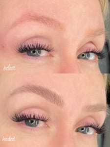 Eyeliner Tattoo result by Casandra Brown Microblading Studio in Allen, TX