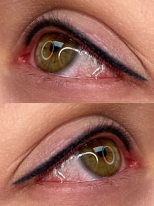 Eyeliner Tattoo result by Casandra Brown Microblading Studio in Allen, TX