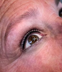 Eyeliner Tattoo result by CC Permanent Cosmetics in Syracuse, IN