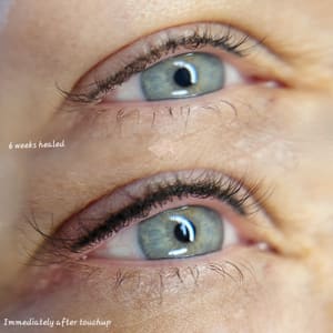 Eyeliner Tattoo result by Charleston Permanent Makeup in Charleston, SC