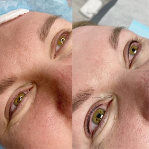 Eyeliner Tattoo result by Charm Beauty Studio LLC in Plymouth, MN