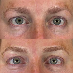 Eyeliner Tattoo result by CharMarie Salon in Blacksburg, VA