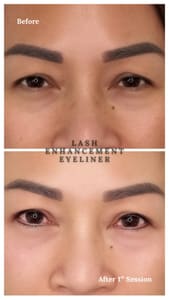 Eyeliner Tattoo result by Chaya Beauty in Kennewick, WA