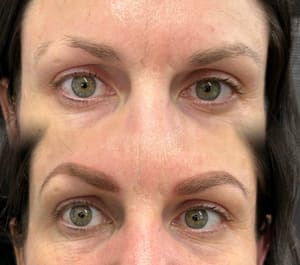 Eyeliner Tattoo result by Chelsey Nicole Permanent Cosmetics in Suffolk, VA