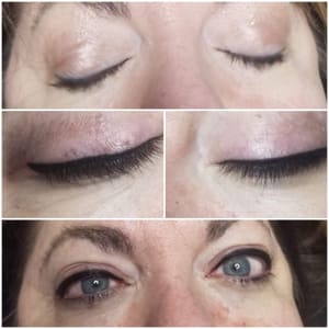 Eyeliner Tattoo result by Chrissy’s Ink in Midwest City, OK
