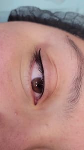 Eyeliner Tattoo result by Christa's Creations Esthetics in Lakewood, CO