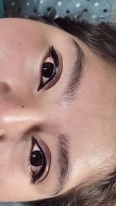 Eyeliner Tattoo result by Cleos permanent make up in Houston, TX