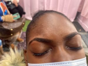Eyeliner Tattoo result by Coco's Thread Sugar & Wax Salon in Marietta, GA