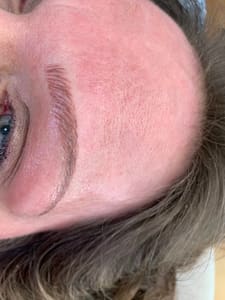 Eyeliner Tattoo result by Colleen Pembroke Electrolysis and Permanent Makeup in Chico, CA