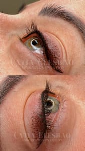 Eyeliner Tattoo result by Connection Beauty Spa in Revere, MA