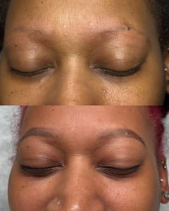 Eyeliner Tattoo result by Contour’d Esthetics in Lanham, MD