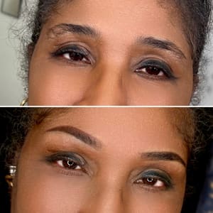 Eyeliner Tattoo result by COSMETAT I Stretch Mark Camouflage & Cosmetic Tattoo in Vancouver, WA