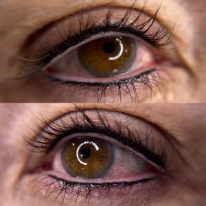 Eyeliner Tattoo result by Cosmetic Ink Studios in Westerville, OH