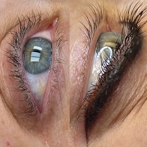 Eyeliner Tattoo result by Cosmetic Solutions in Bartlesville, OK
