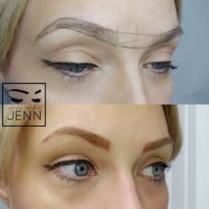 Eyeliner Tattoo result by Cosmetic Tattoo by Jenn in Cape Canaveral, FL