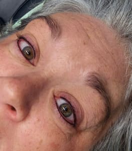 Eyeliner Tattoo result by Country Belle Permanent Makeup in Rigby, ID