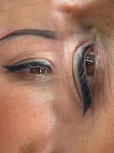 Eyeliner Tattoo result by Creations Art and Beauty in Temecula, CA