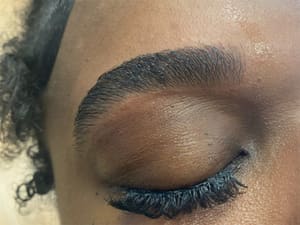 Eyeliner Tattoo result by Creative Eyebrow Threading Salon in San Leandro, CA