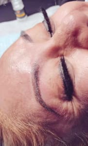 Eyeliner Tattoo result by Creatrix Beauty Cosmetic Tattoo Studio in Issaquah, WA