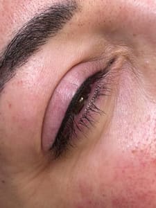 Eyeliner Tattoo result by Cualli Studio Beauty Bar in Chula Vista, CA