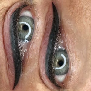 Eyeliner Tattoo result by Cuchu Brows in Inglewood, CA