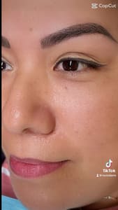 Eyeliner Tattoo result by D'Arro Salon in Burbank, IL