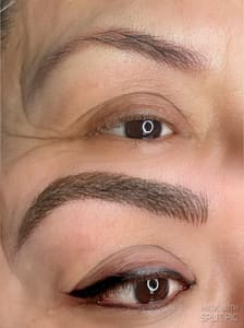 Eyeliner Tattoo result by D'Arro Salon in Burbank, IL