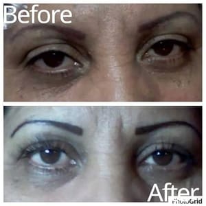 Eyeliner Tattoo result by D'cashe permanent makeup in Mcallen, TX