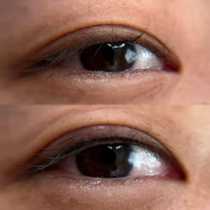Eyeliner Tattoo result by Dahl House Co. in Durham, NC