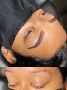 Eyeliner Tattoo result by Dallas Diaz Cosmetic Tattoo in Riverview, FL